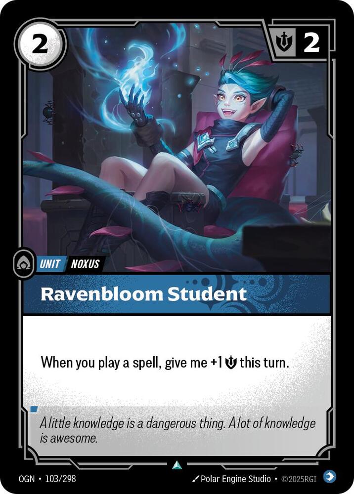 Ravenbloom Student 103/298 (Origins)  - Foil