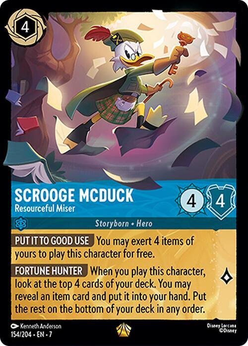 Scrooge McDuck Resourceful Miser (Archazia's Island)  - Cold Foil