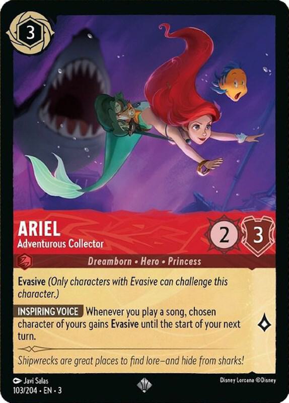 Ariel Adventurous Collector (Into the Inklands)  - Cold Foil