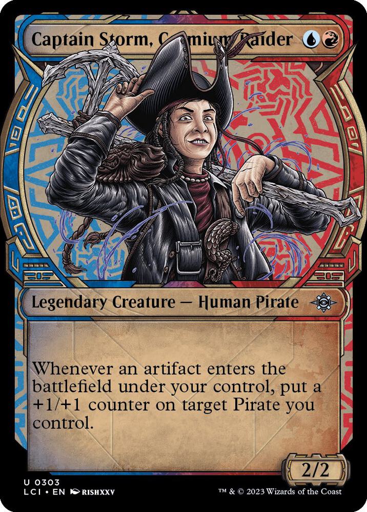 Captain Storm, Cosmium Raider 303/291 (The Lost Caverns of Ixalan)  - Showcase