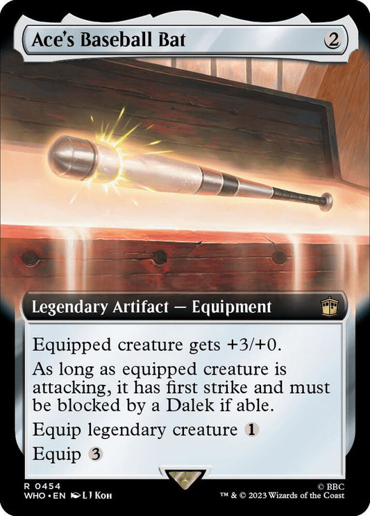 Ace's Baseball Bat 454/331 (Universes Beyond: Doctor Who)  - Extended Art