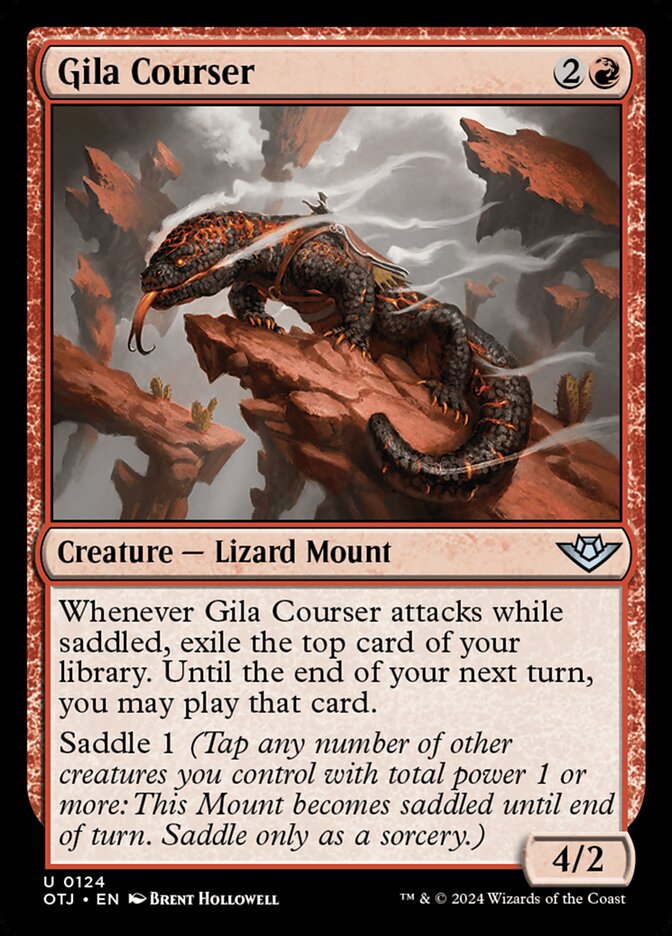 Gila Courser 124/286 (Outlaws of Thunder Junction) 