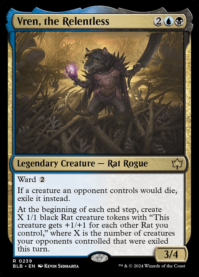 Vren the Relentless 239 (Bloomburrow)  - Foil