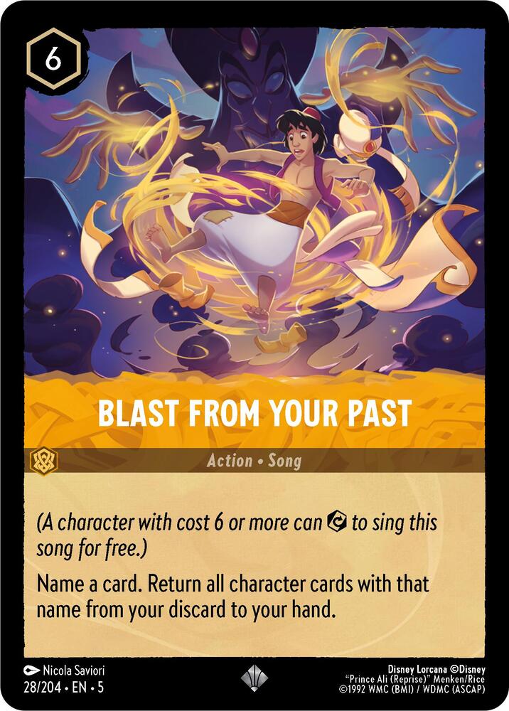 Blast From Your Past (Shimmering Skies)  - Cold Foil