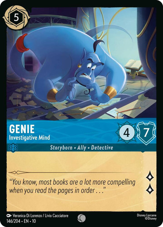 Genie Investigative Mind (Whispers in the Well)  - Cold Foil