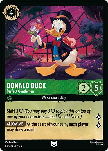 Donald Duck Perfect Gentleman (Fabled) 