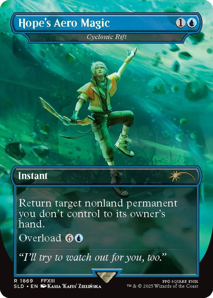 Hope's Aero Magic // Cyclonic Rift 1869 (Secret Lair Drop Series)  - Borderless