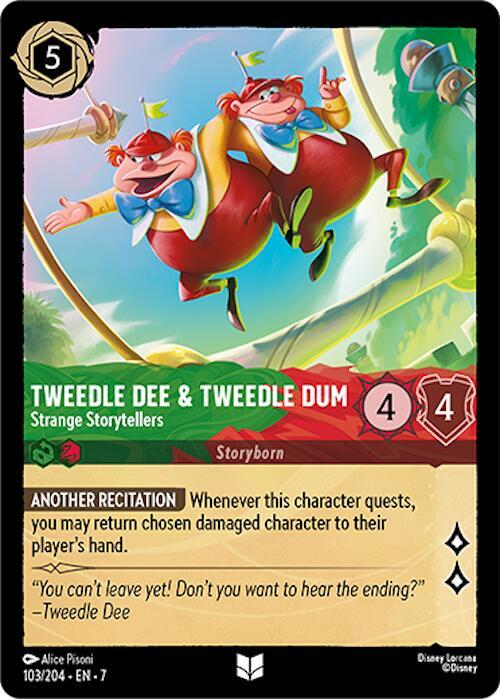 Tweedledee and Tweedledum Strange Storytellers (Archazia's Island)  - Cold Foil