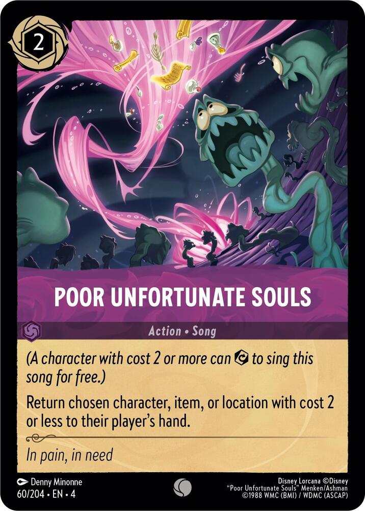 Poor Unfortunate Souls (Ursula's Return)  - Cold Foil