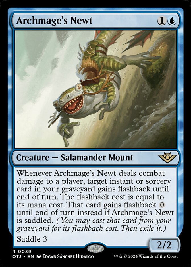 Archmage's Newt 39/286 (Outlaws of Thunder Junction) 