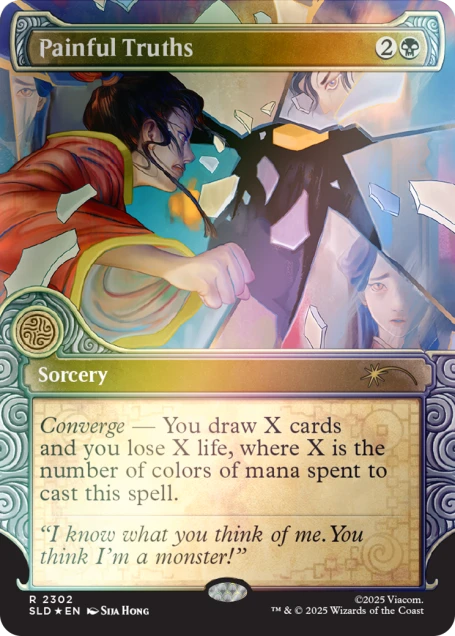 Magic The Gathering Secret Lair: Avatar the Last Airbender One With the Elements [Rainbow Foil Edition]