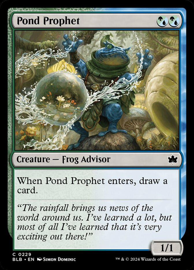 Pond Prophet 229 (Bloomburrow) 