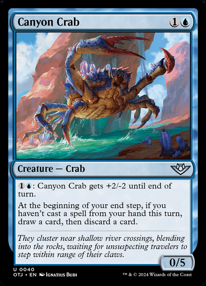 Canyon Crab 40/286 (Outlaws of Thunder Junction) 