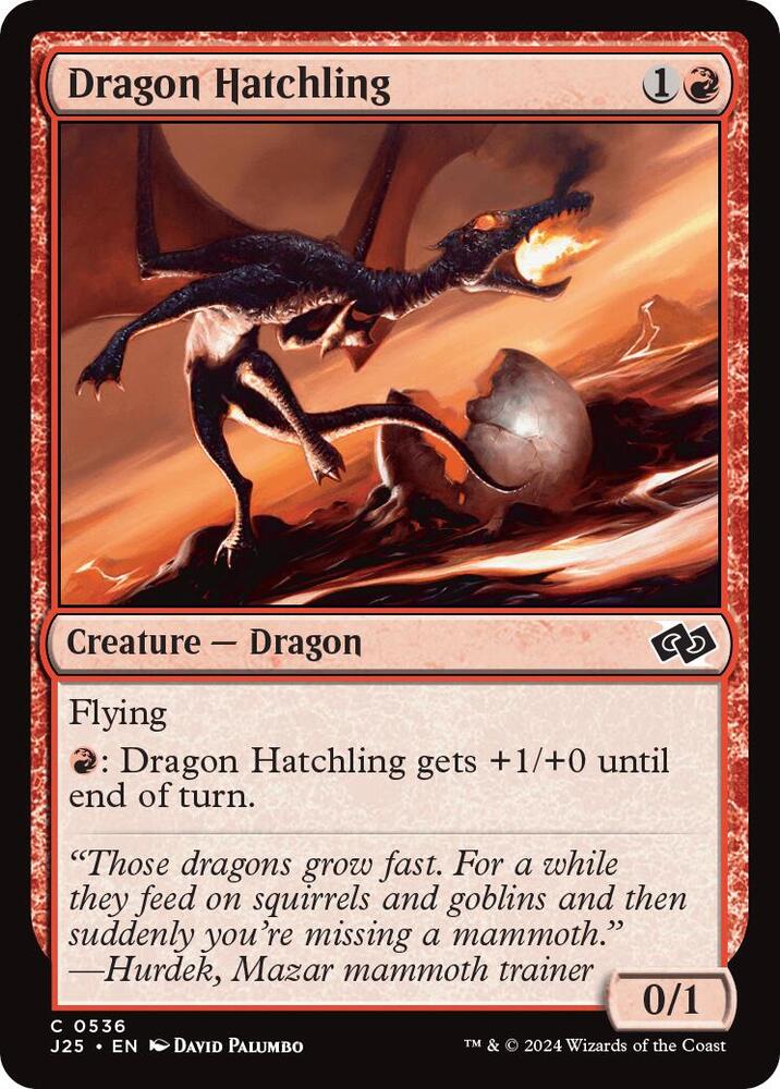 Dragon Hatchling 536/779 (Foundations Jumpstart) 