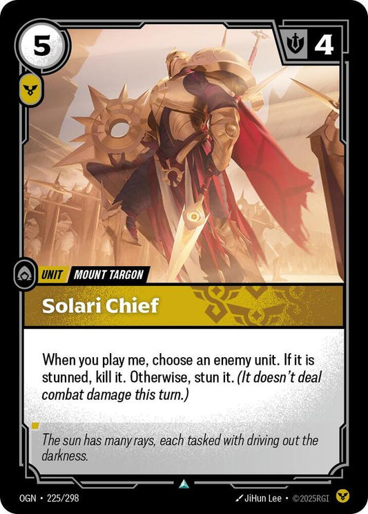 Solari Chief 225/298 (Origins)  - Foil