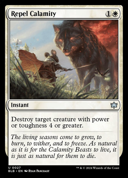Repel Calamity 27 (Bloomburrow)  - Foil