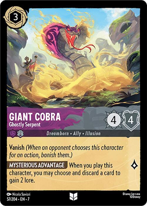 Giant Cobra Ghostly Serpent (Archazia's Island) 