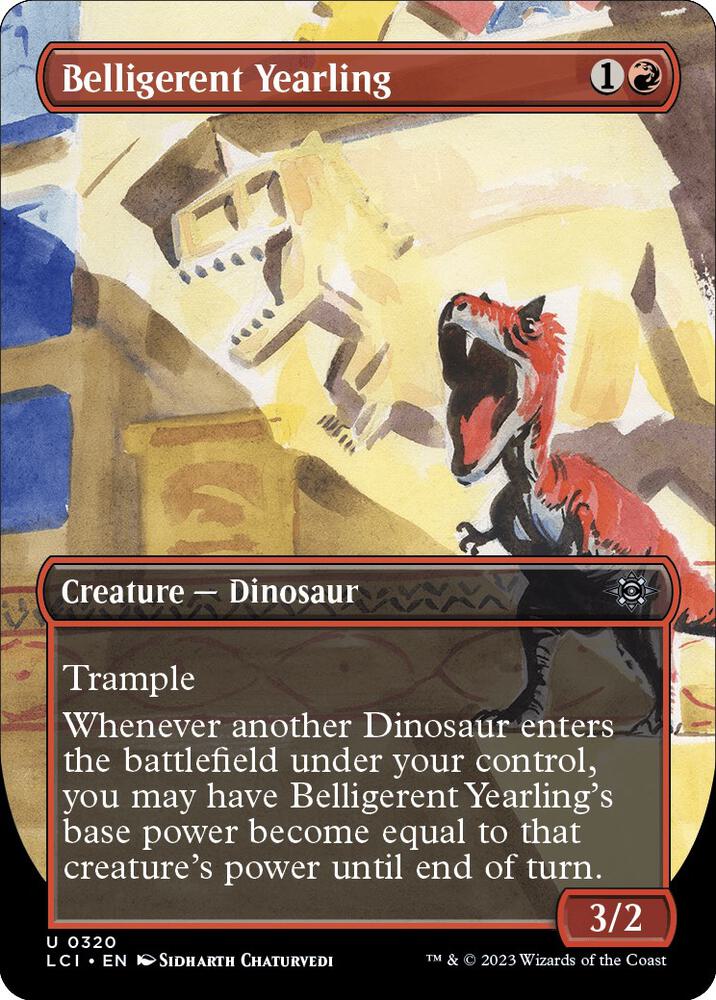 Belligerent Yearling 320/291 (The Lost Caverns of Ixalan)  - Borderless