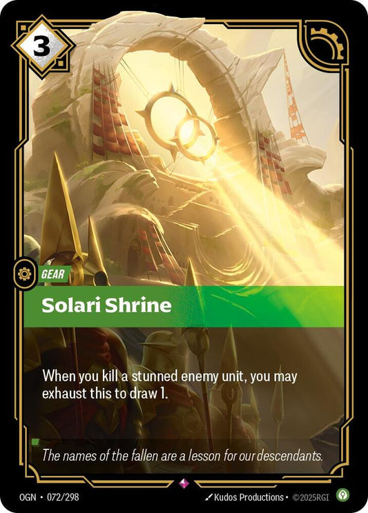 Solari Shrine 072/298 (Origins)  - Foil