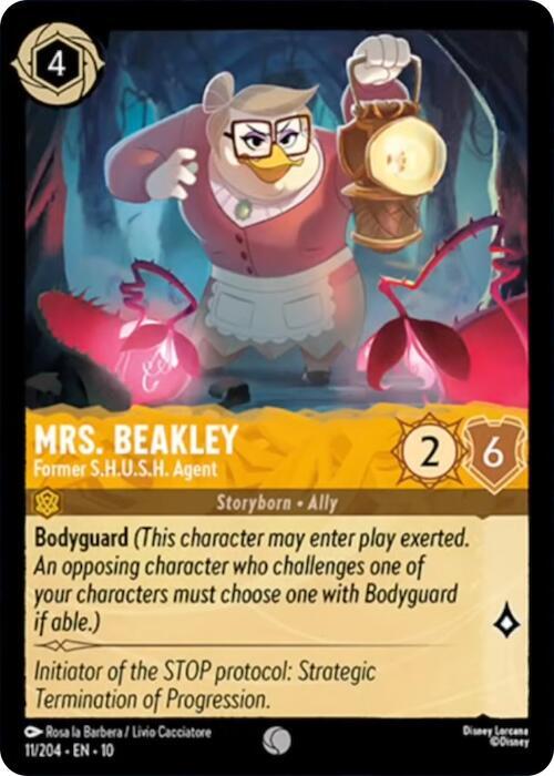 Mrs Beakley Former SHUSH Agent (Whispers in the Well)  - Cold Foil