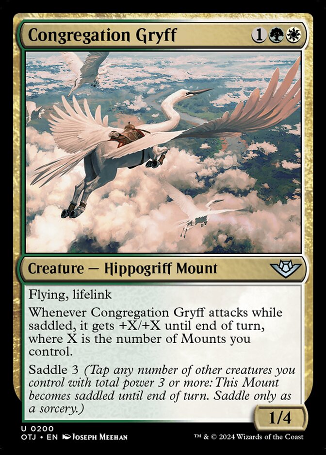 Congregation Gryff 200/286 (Outlaws of Thunder Junction) 