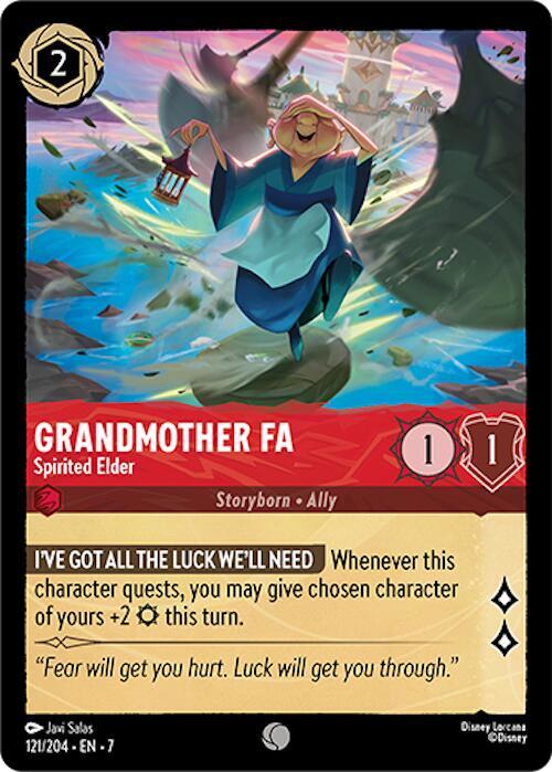 Grandmother Fa Spirited Elder (Archazia's Island)  - Cold Foil
