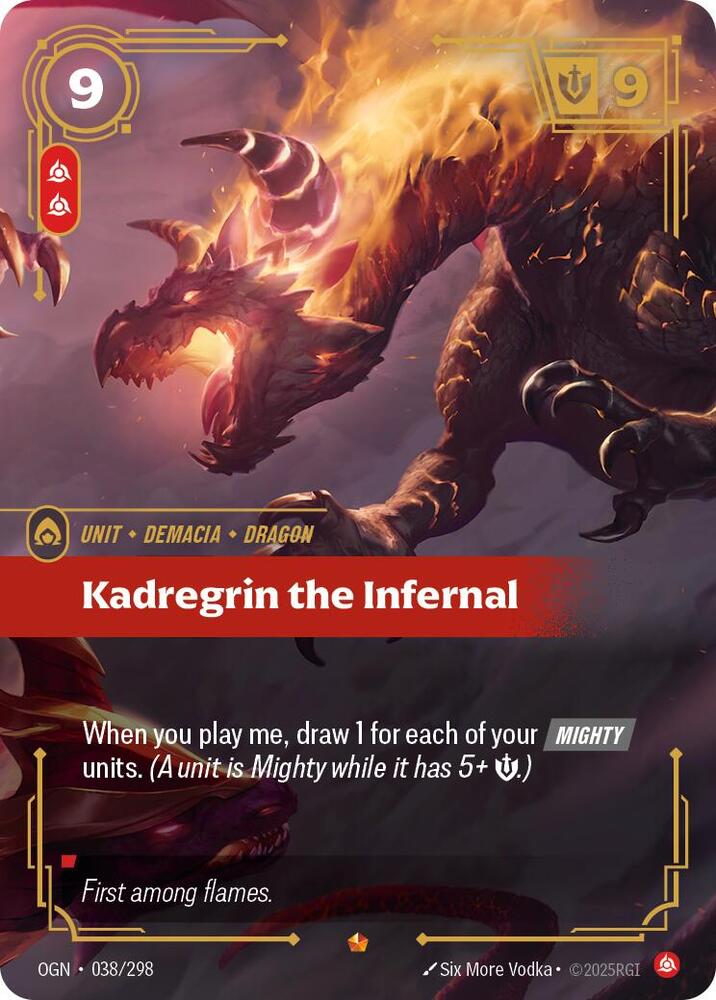 Kadregrin the Infernal 38/298 (Origins)  - Foil