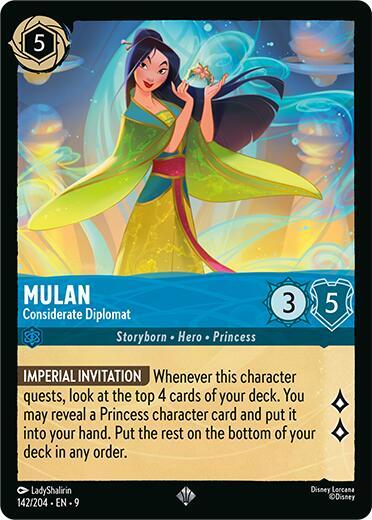 Mulan Considerate Diplomat (Fabled)  - Cold Foil