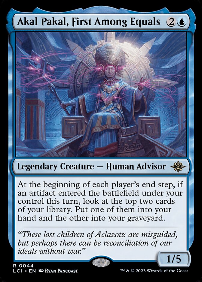 Akal Pakal, First Among Equals 44/291 (The Lost Caverns of Ixalan) 