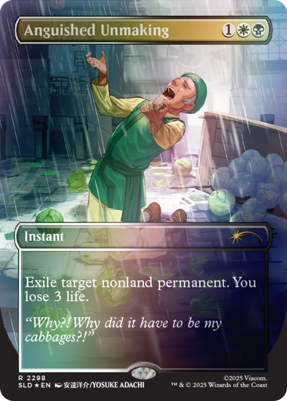 Magic The Gathering Secret Lair: Avatar the Last Airbender My Cabbages! [Rainbow Foil Edition]