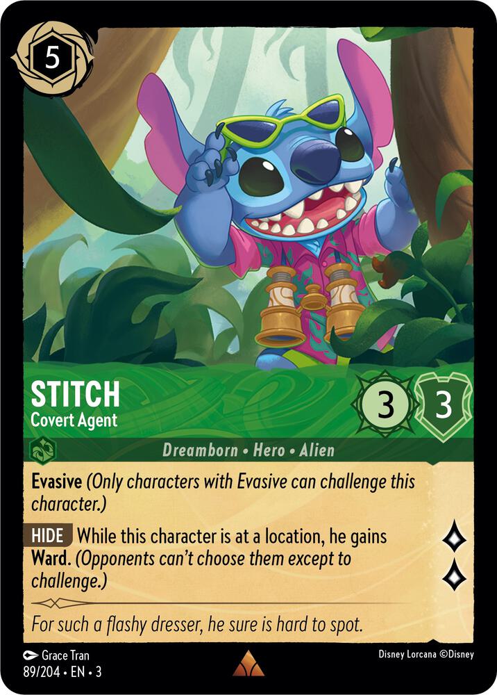 Stitch Covert Agent (Into the Inklands)  - Cold Foil