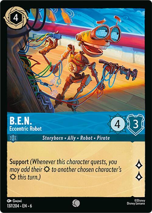 BEN Eccentric Robot (Azurite Sea)  - Cold Foil
