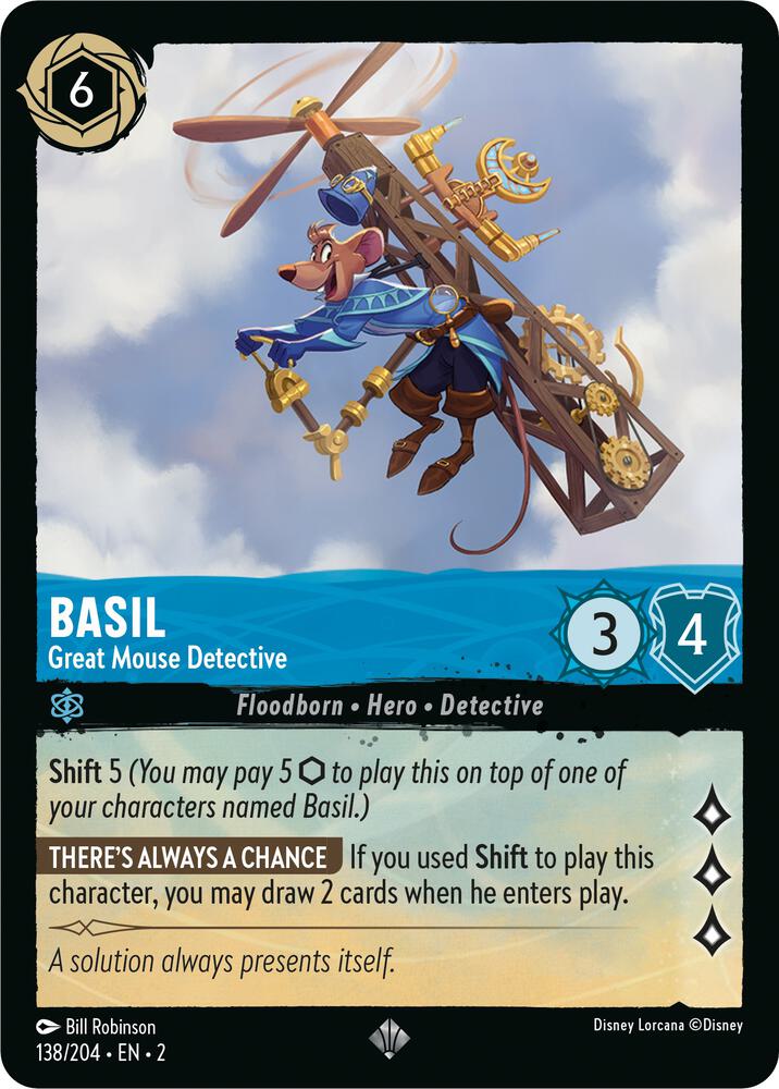 Basil Great Mouse Detective (Rise of the Floodborn) 
