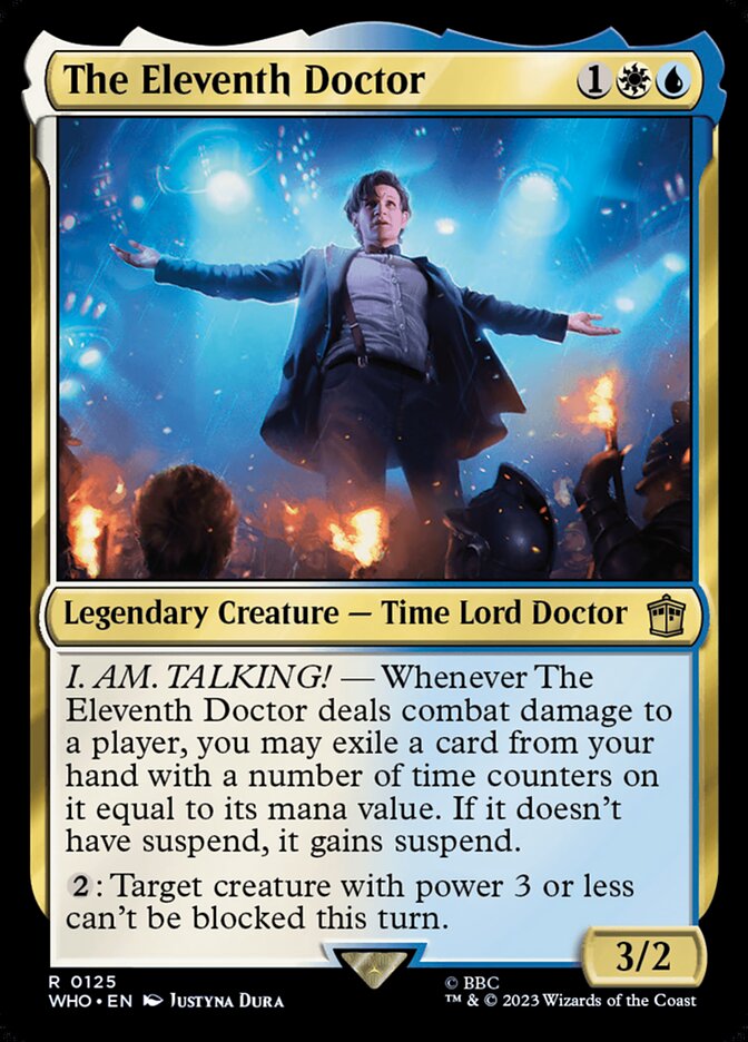 The Eleventh Doctor 125/331 (Universes Beyond: Doctor Who)  - Foil
