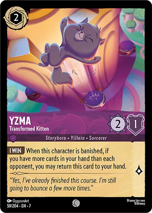Yzma Transformed Kitten (Archazia's Island)  - Cold Foil