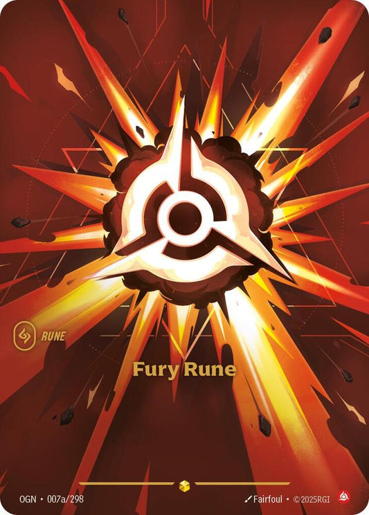 Fury Rune 007a/298 (Origins)  - Foil