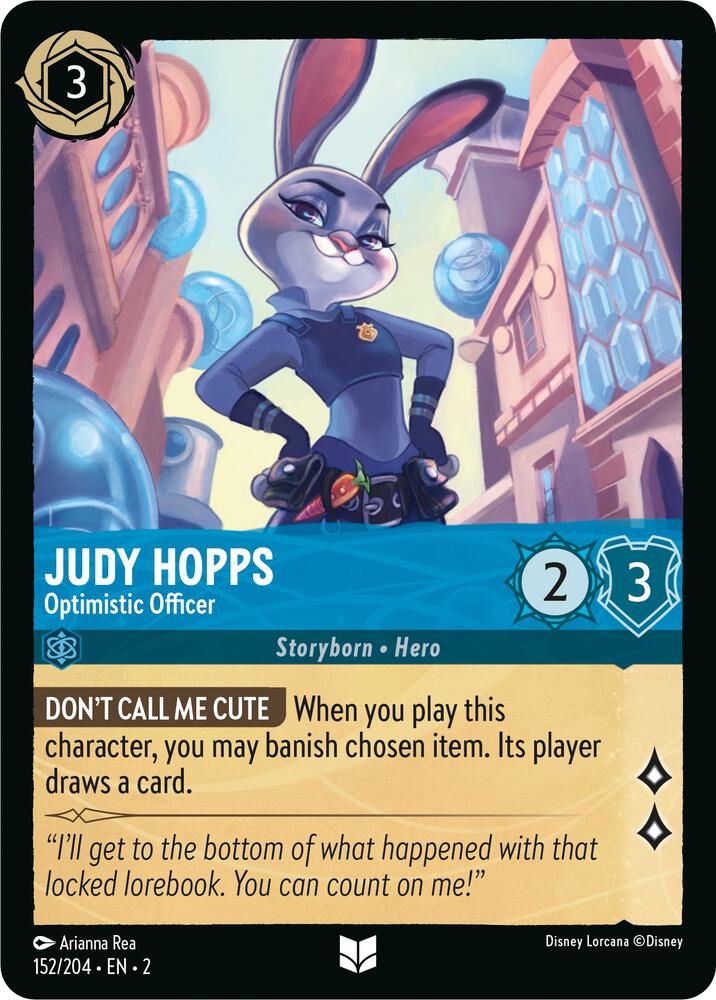 Judy Hopps Optimistic Officer (Rise of the Floodborn)  - Cold Foil