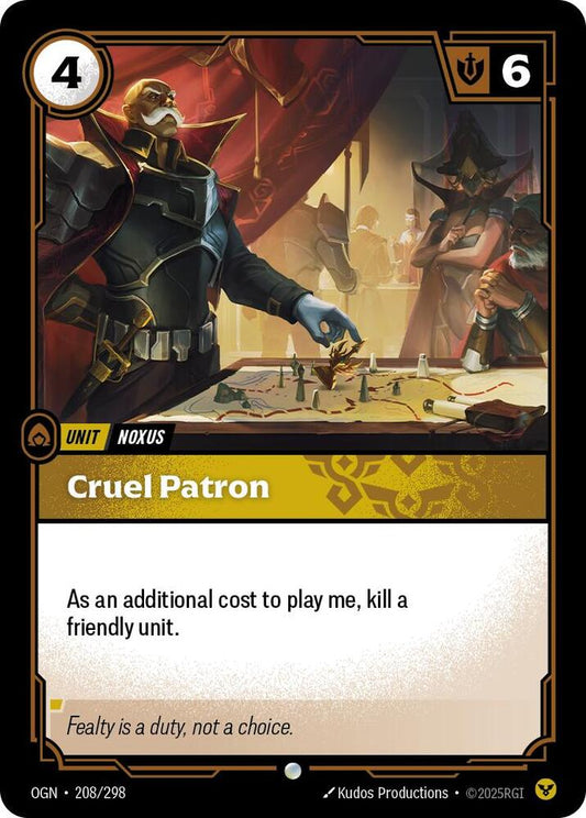 Cruel Patron 208/298 (Origins)  - Foil