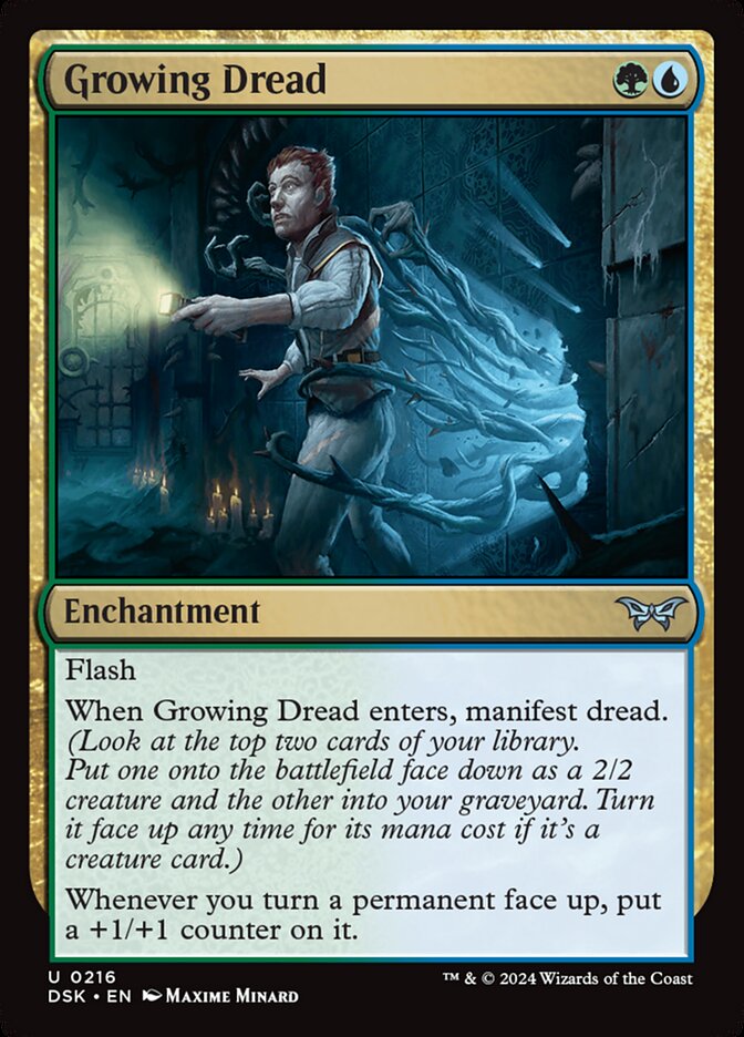 Growing Dread 216/286 (Duskmourn: House of Horror) 