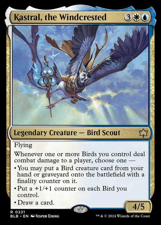 Kastral, the Windcrested 221 (Bloomburrow) 