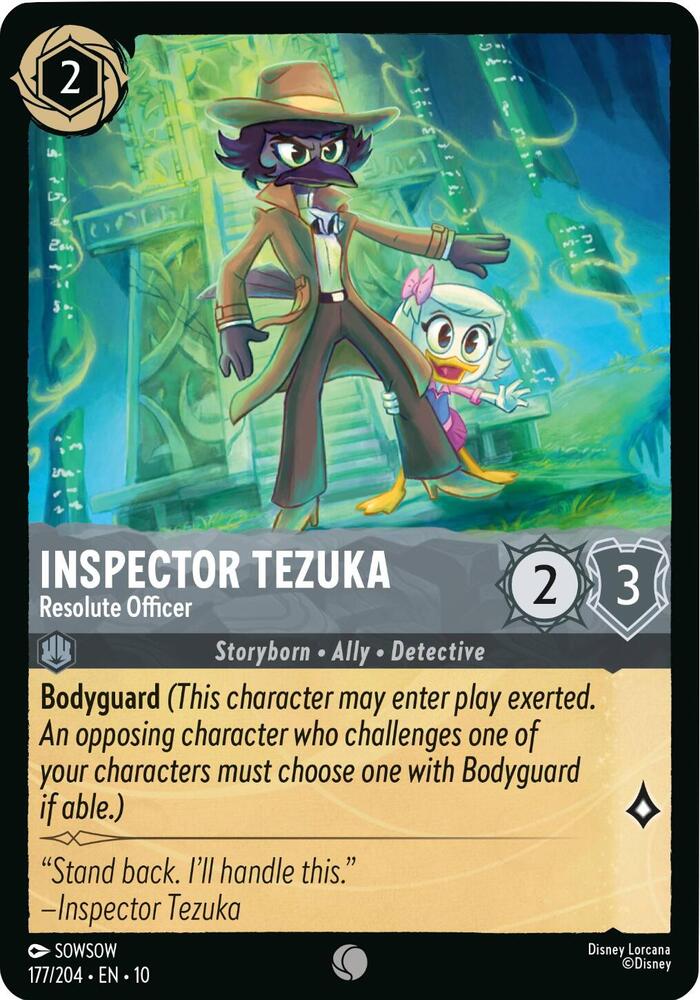 Inspector Tezuka Resolute Officer (Whispers in the Well)  - Cold Foil