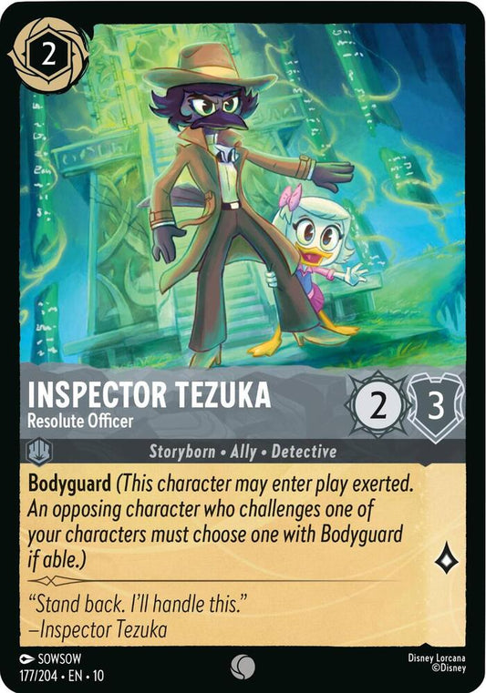 Inspector Tezuka Resolute Officer (Whispers in the Well)  - Cold Foil