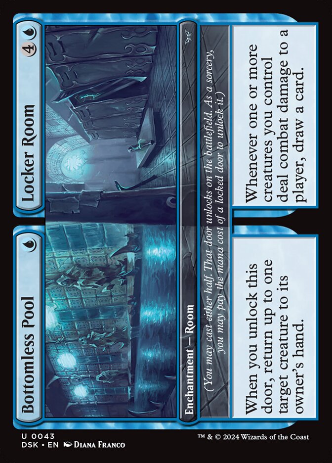 Bottomless Pool // Locker Room 43 (Duskmourn: House of Horror)  - Foil
