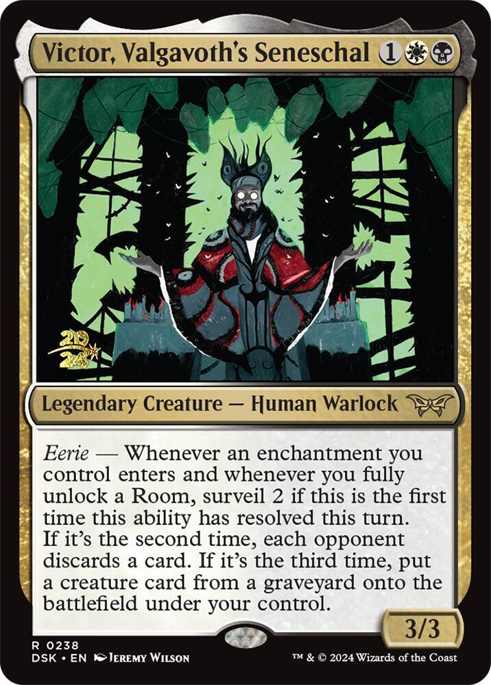 Victor Valgavoths Seneschal 238s/180 (Prerelease Cards)  - Foil