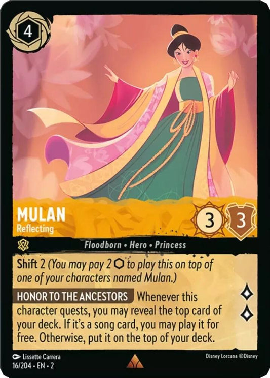 Mulan Reflecting (Rise of the Floodborn) 