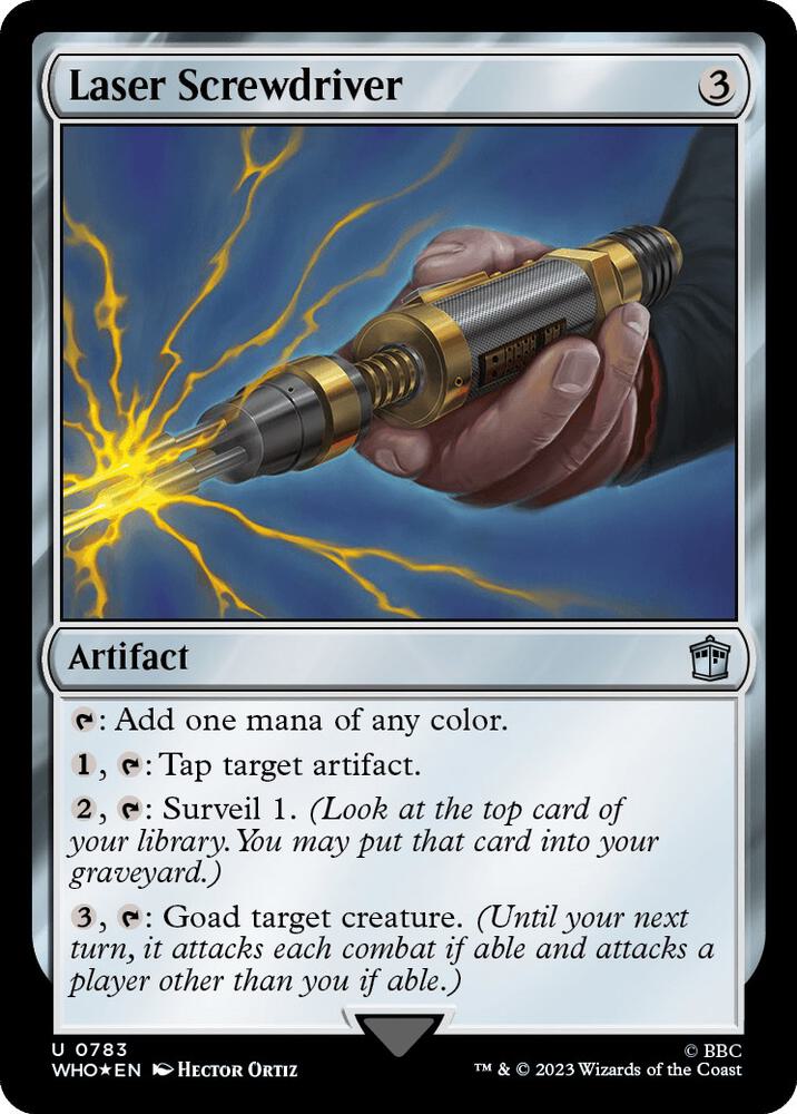 Laser Screwdriver 783/331 (Universes Beyond: Doctor Who)  - Surge Foil
