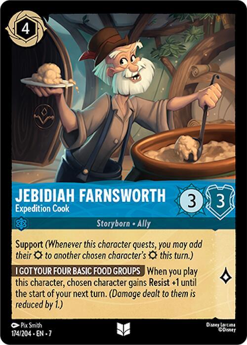Jebidiah Farnsworth Expedition Cook (Archazia's Island)  - Cold Foil