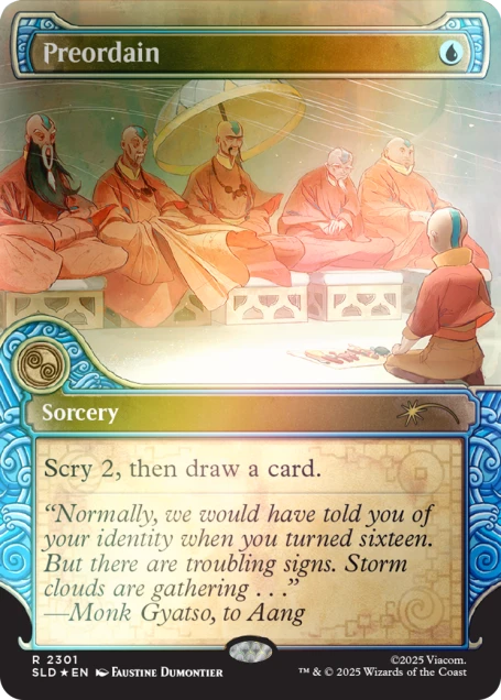 Magic The Gathering Secret Lair: Avatar the Last Airbender One With the Elements [Rainbow Foil Edition]
