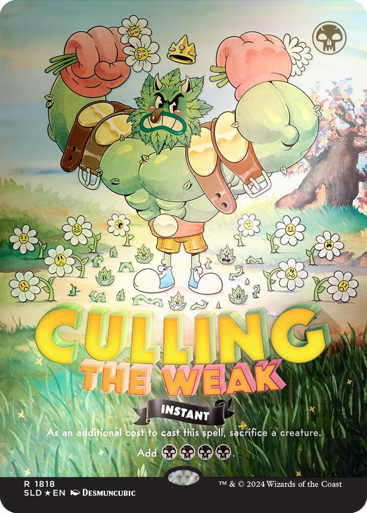 Culling the Weak 1818 (Secret Lair Drop Series)  - Borderless Rainbow Foil