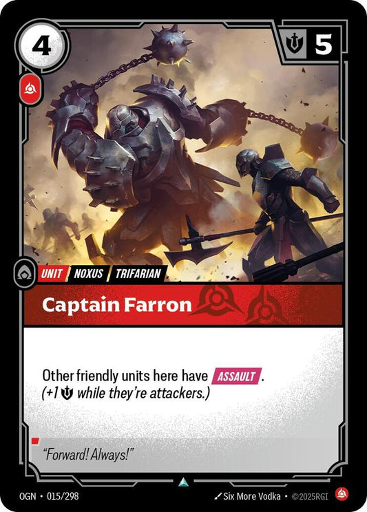 Captain Farron 015/298 (Origins)  - Foil